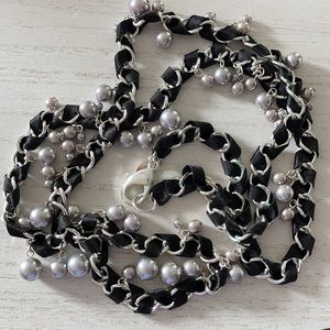Express Chained Pearl (faux) Necklace